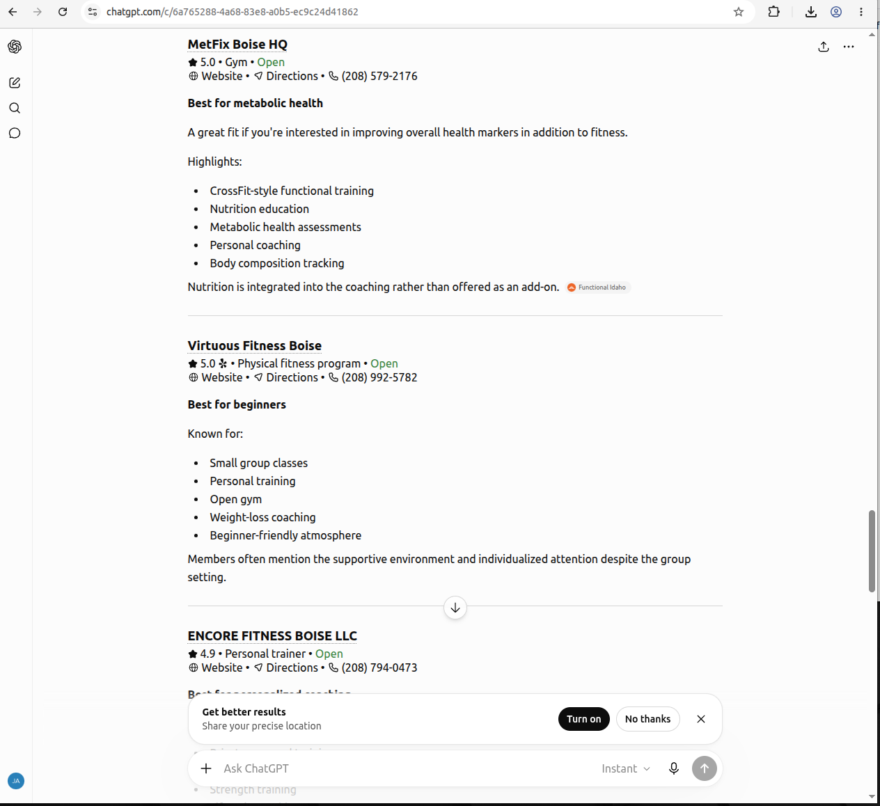 ChatGPT Q2 screenshot 3